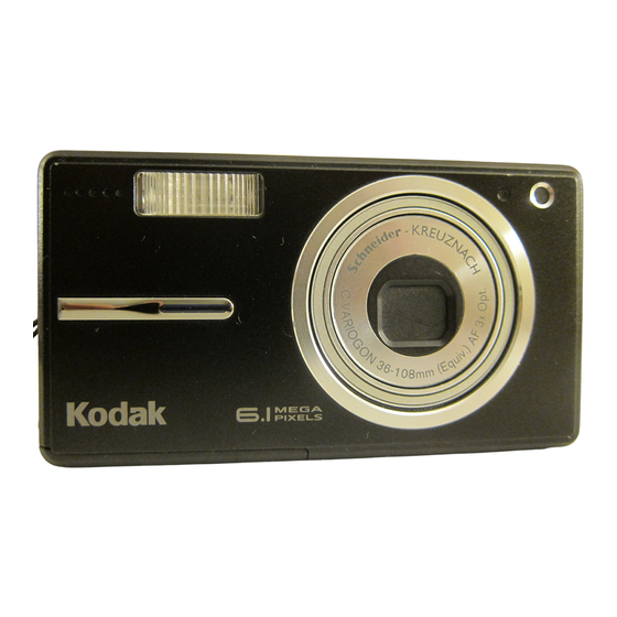 Kodak EasyShare V603 Zoom Guide D'utilisation