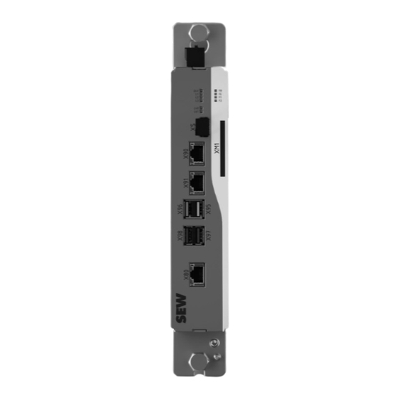 Sew Eurodrive MOVI-C UHX Serie Manuel D'instructions