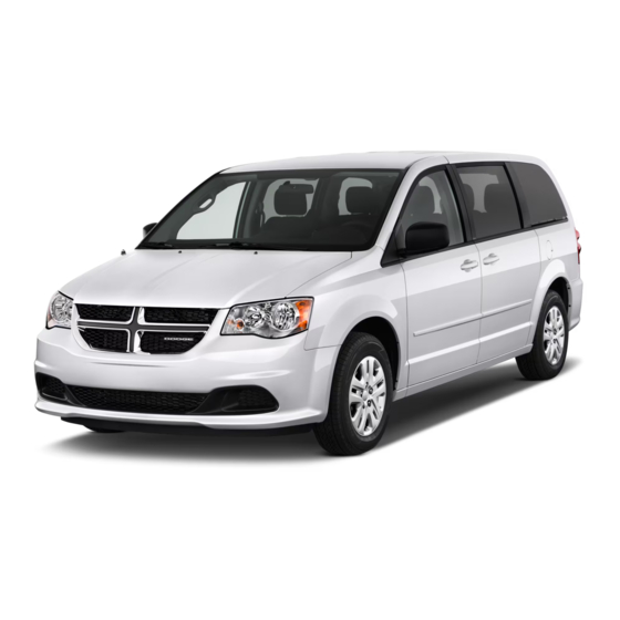 Dodge Grand Caravan 2017 Guide D'utilisateur