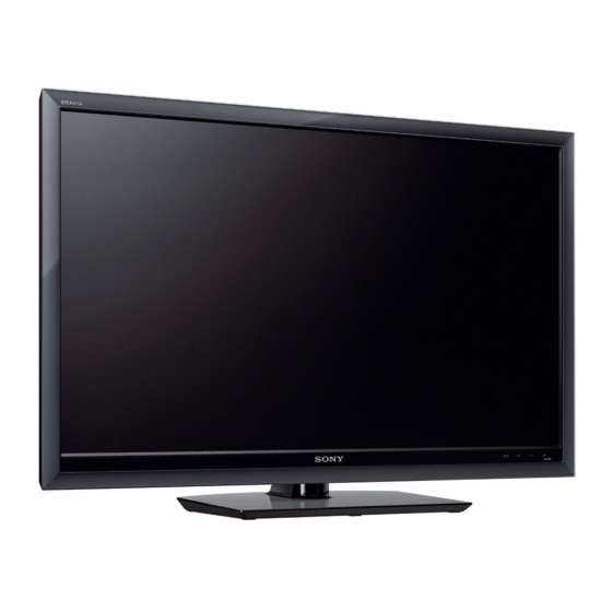 Sony Bravia KDL-52Z5500 Mode D'emploi