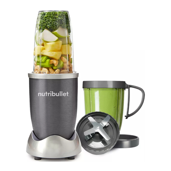 NUTRIBULLET MAX 1200 Serie Mode D'emploi