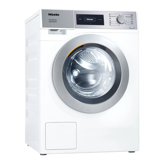 Miele PWM 506 Mop Star 60 Notice D'utilisation Et D'installation