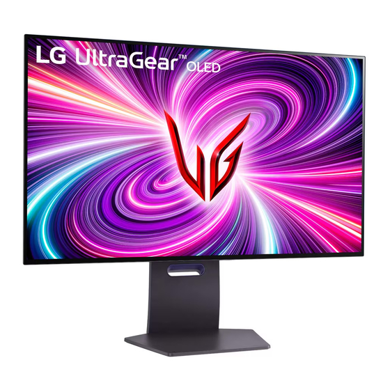 LG UltraGear 32GS95UE Manuel D'utilisation