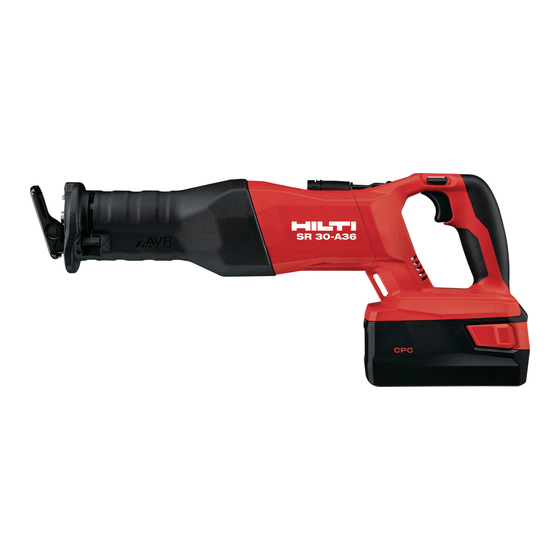 Hilti SR 30-A36 Mode D'emploi