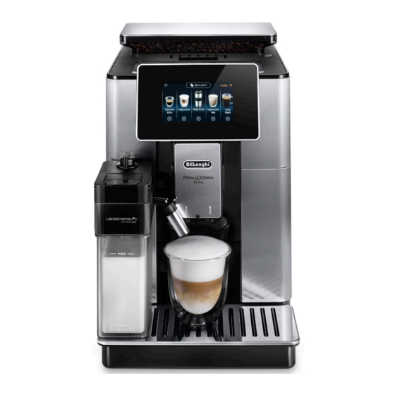 DeLonghi PRIMADONNA SOUL ECAM61X.3Y Mode D'emploi