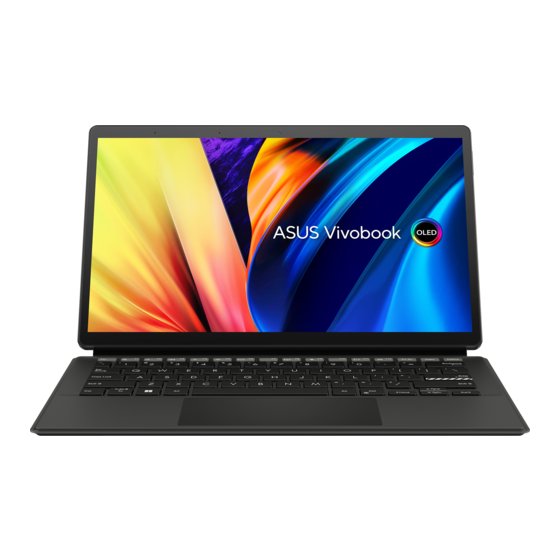 Asus VIVOBOOK 13 SLATE OLED Manuels