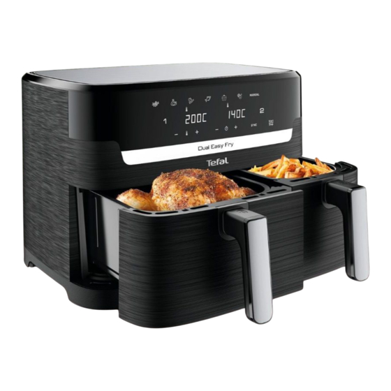 T-Fal DUAL EASY FRY Manuel D'utilisation