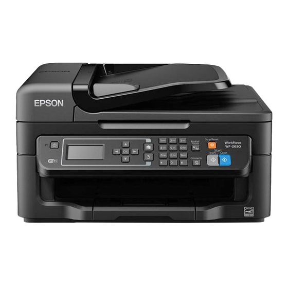 Epson WF-2630 Mode D'emploi