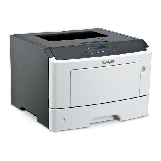 Lexmark MS410 Série Manuels