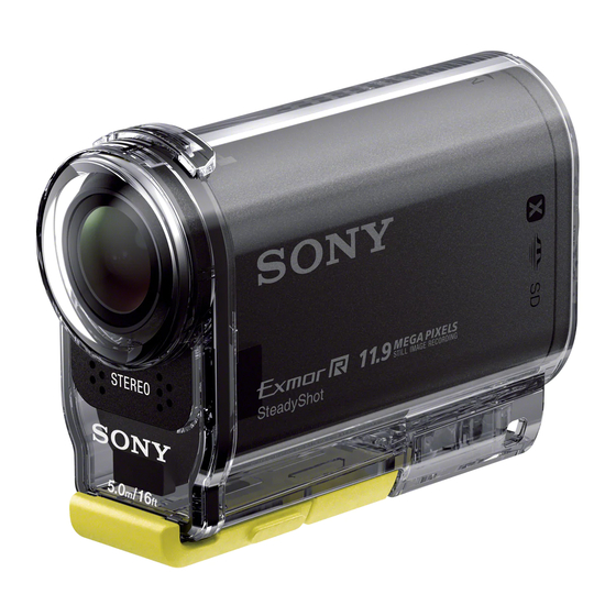 Sony HDR-AS20 Guide Pratique