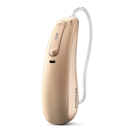 Phonak Audeo P-R Mode D'emploi