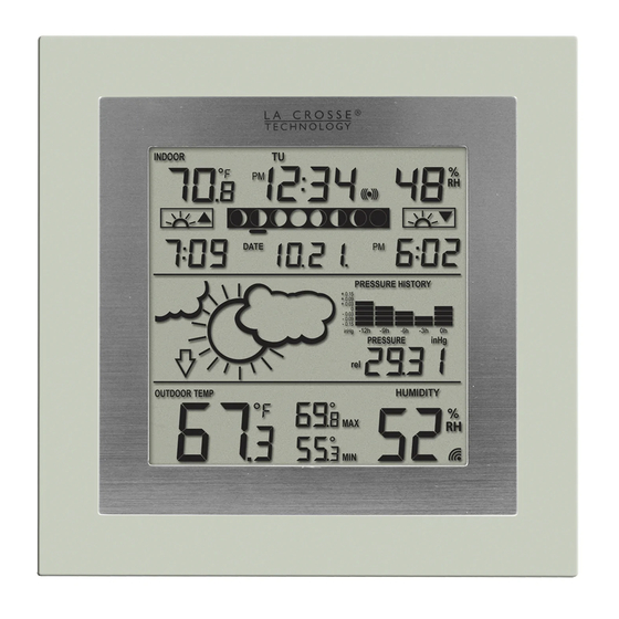 La Crosse Technology WS9257 Manuel D'utilisation