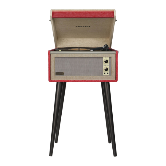 Crosley CR6233A Manuel D'instructions