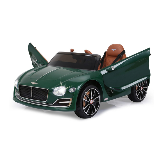Jamara GERMANY Bentley EXP12 Notice