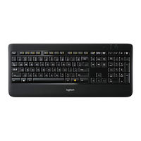 Logitech K800 Mode D'emploi