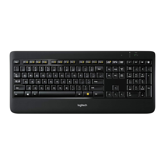 Logitech K800 Mode D'emploi