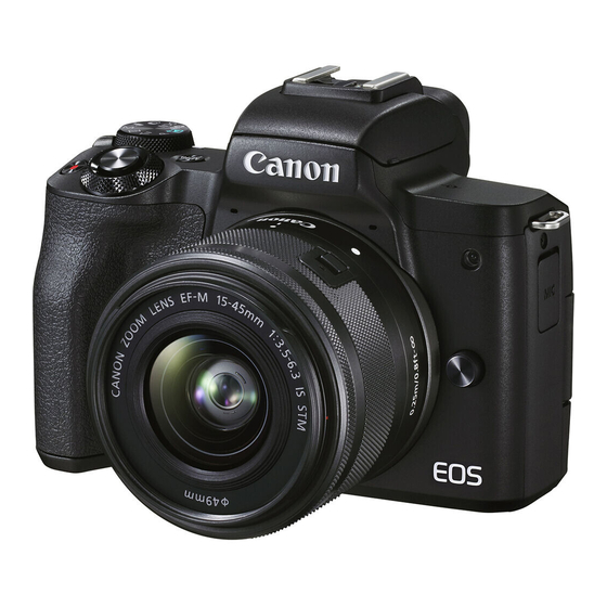Canon EOS M50 Mode D'emploi