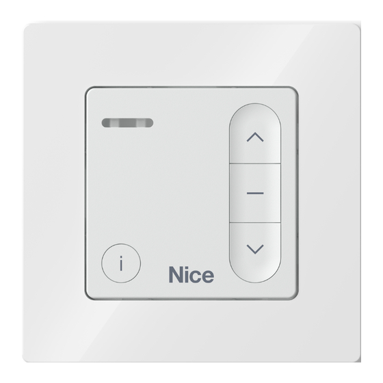 Nice DOMI W Instructions Et Avertissements Pour L'installation Et L'utilisation