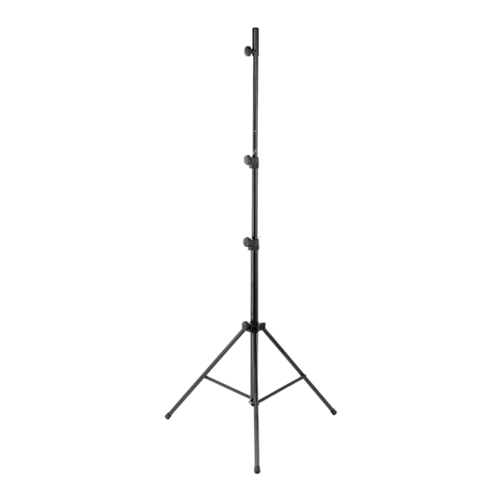 thomann STAGEWORX BLS-315 Pro Lighting Stand B Kit Notice D'utilisation