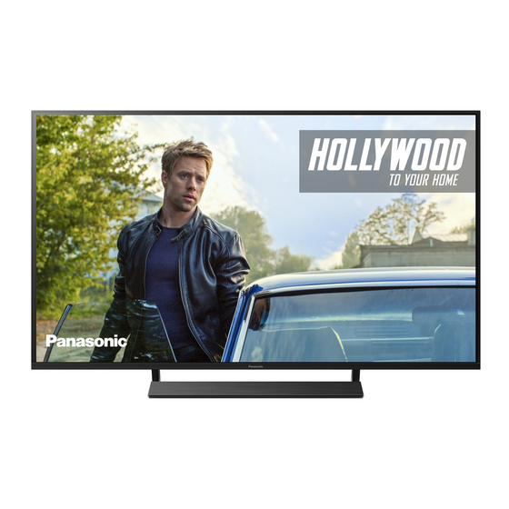 Panasonic TX-40GX800E Mode D'emploi