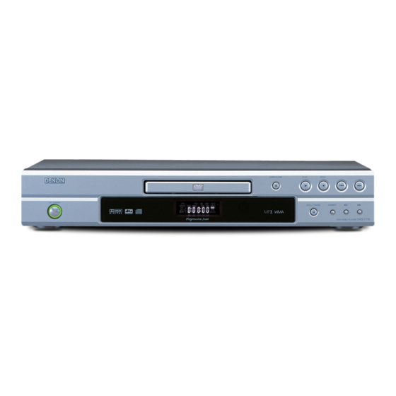 Denon DVD-1710 Mode D'emploi
