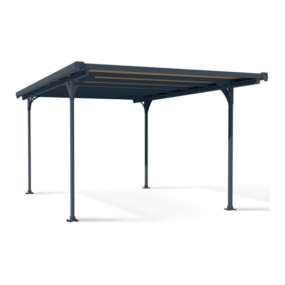 Palram CANOPIA VERONA 10x17/3x5 Instructions De Montage