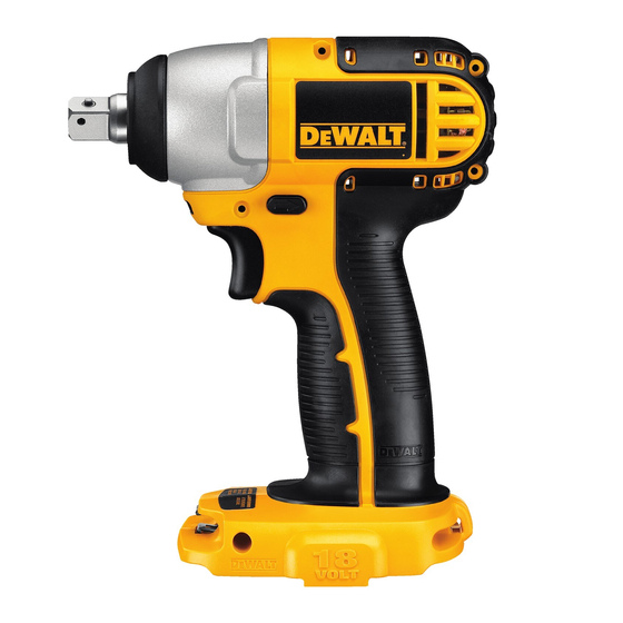 DeWalt DC820 Guide D'utilisation