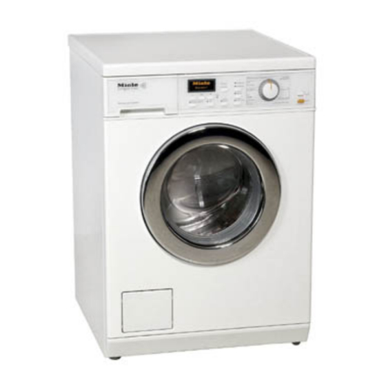 Miele Softtronic W 2622 WPS Mode D'emploi