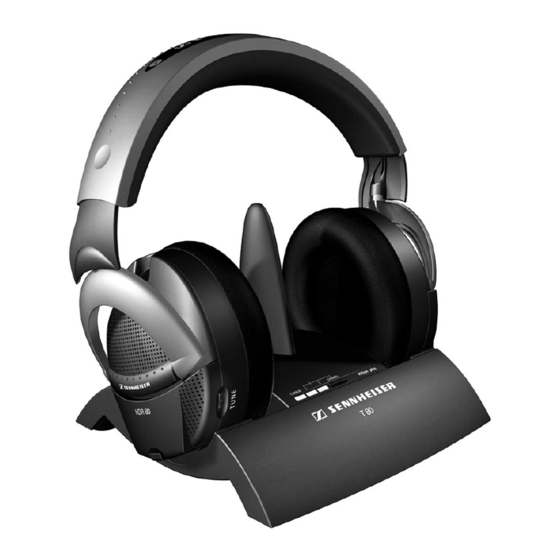 Sennheiser RS 85 Notice D'emploi