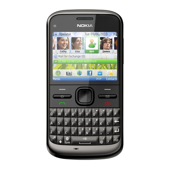 Nokia E5-00 Guide D'utilisation