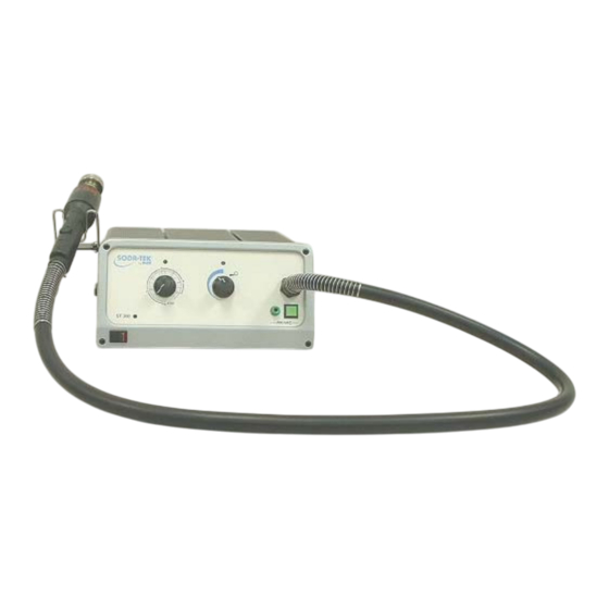 Pace worldwide SODRTEK ST 300 Manuel D'utilisation Et D'entretien