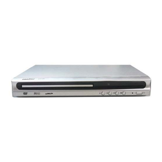 Proline DVD1260 Manuel D'utilisation