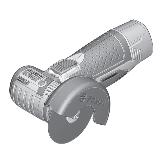 Bosch GWS 10,8-76 V-EC Professional Notice Originale