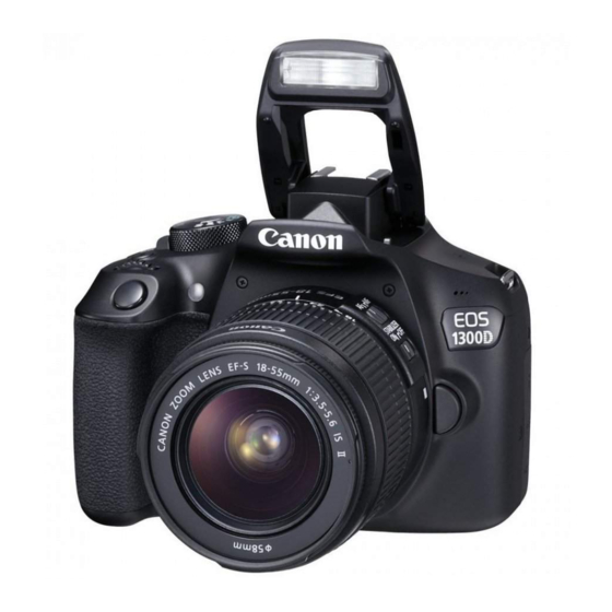 Canon EOS 1300D Mode D'emploi