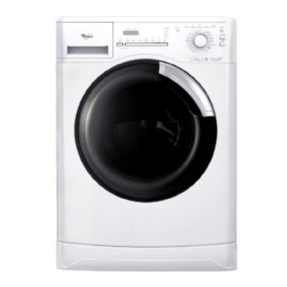 Whirlpool AWM 8100/PRO Mode D'emploi