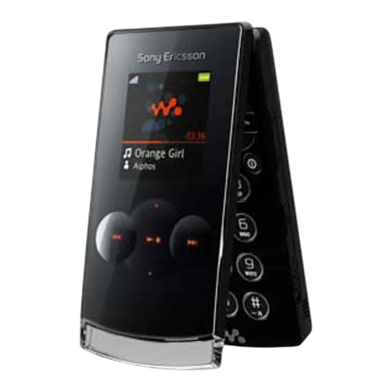 Sony Ericsson Walkman W980 Mode D'emploi