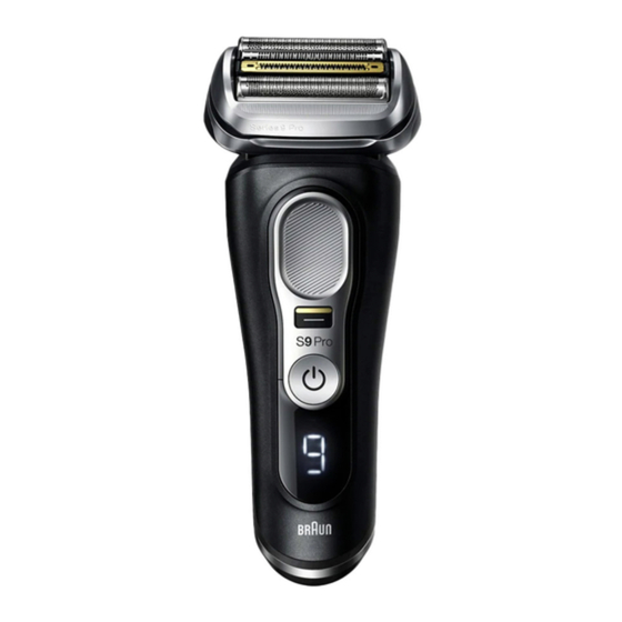 Braun 9 Pro Serie Mode D'emploi