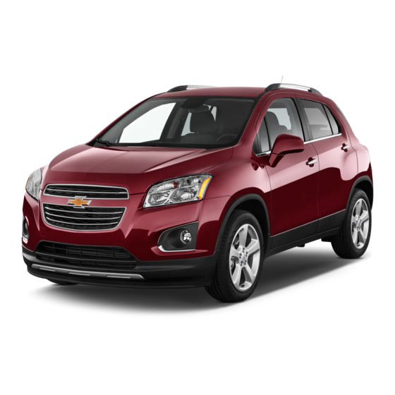 Chevrolet Trax 2015 Guide Du Propriétaire