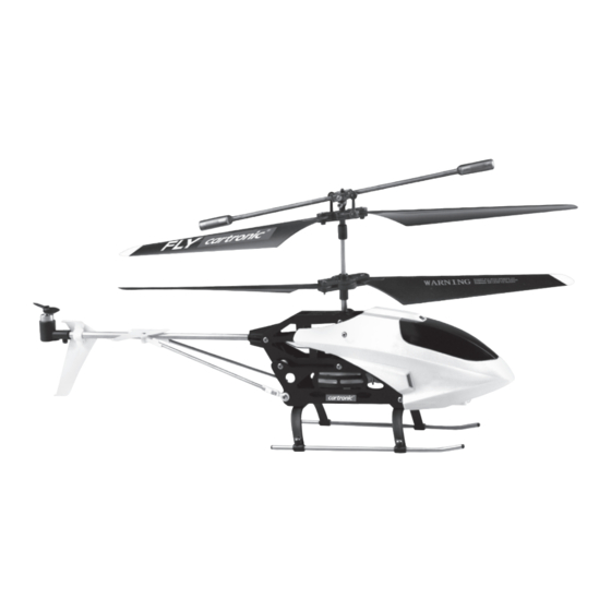 cartronic RC HELICOPTER Notice D'utilisation