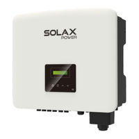 SolaX Power X3-PRO-15K-G2-LV Mode D'emploi