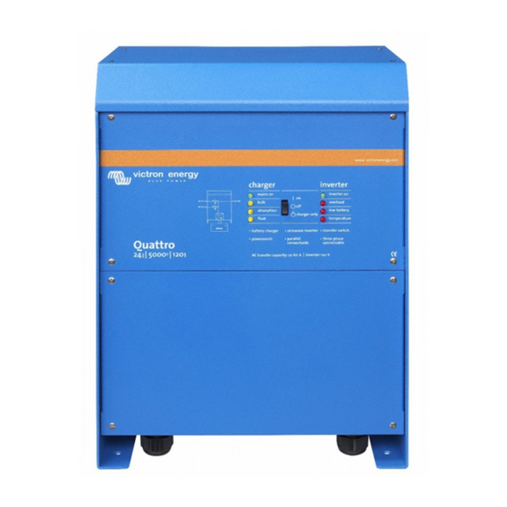 Victron energy Quattro 24 | 5000 | 120-100|100 Mode D'emploi