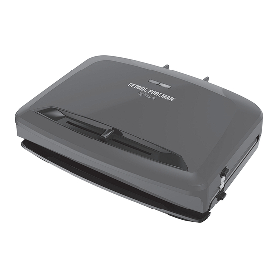 George Foreman RPGV3801BK Série Guide D'utilisation Et D'entretien