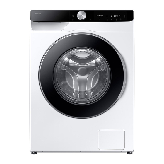 Samsung WW90DG6U25LK Manuel D'utilisation