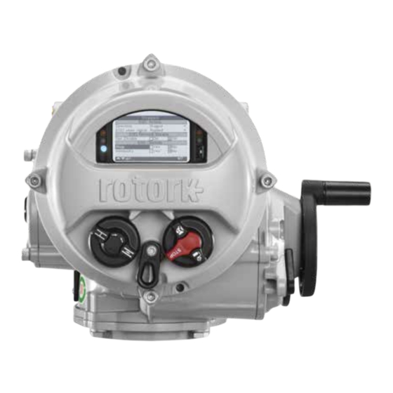 rotork IQ Serie Mode D'emploi