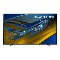 Sony BRAVIA XR-55A8xK Guide De Référence