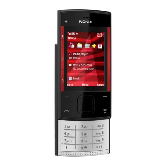 Nokia X3-00 Mode D'emploi