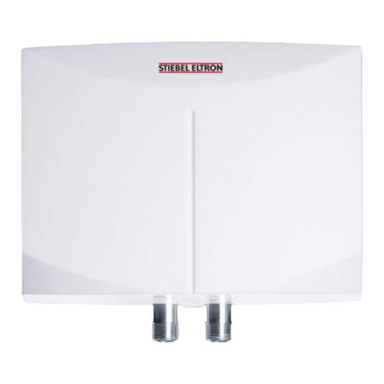 Stiebel Eltron MINI 2-1 Utilisation Et Installation