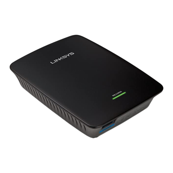 Cisco Linksys RE1000 Mode D'emploi