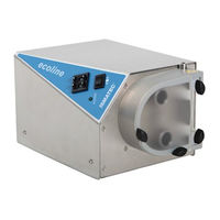 Ismatec VC-380/1 Mode D'emploi