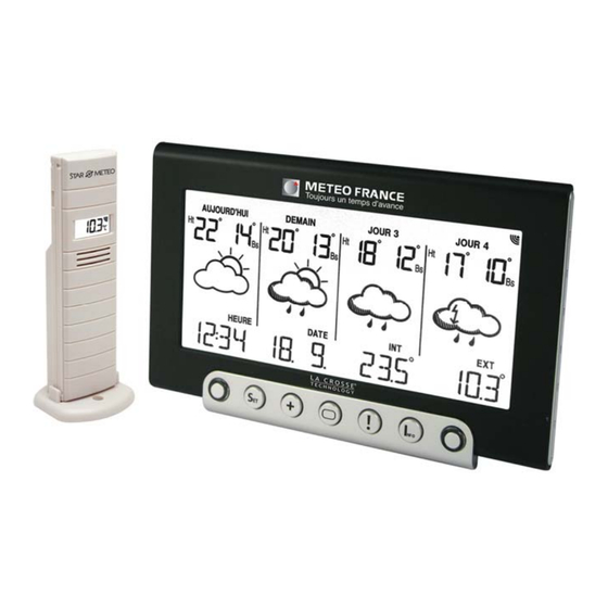 La Crosse Technology STAR METEO WD4925 Manuel D'utilisation